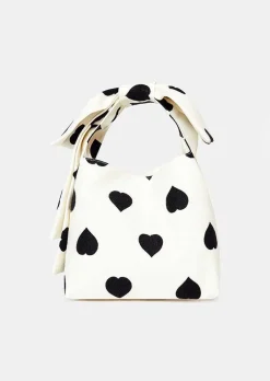 Sac Souple Sally Ecru A Pois Noirs*TARA JARMON Hot