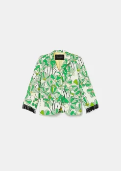 Veste Imprimee Florale Verte Valensole*TARA JARMON Sale