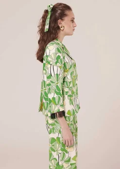Veste Imprimee Florale Verte Valensole*TARA JARMON Sale